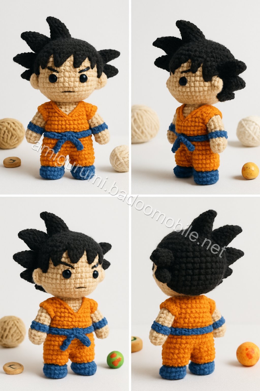 Amigurumi Goku Free Pattern