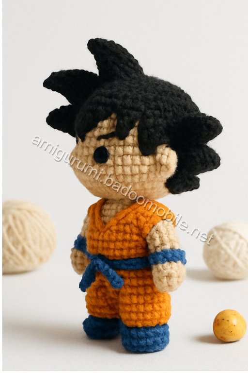 Amigurumi Goku Free Pattern
