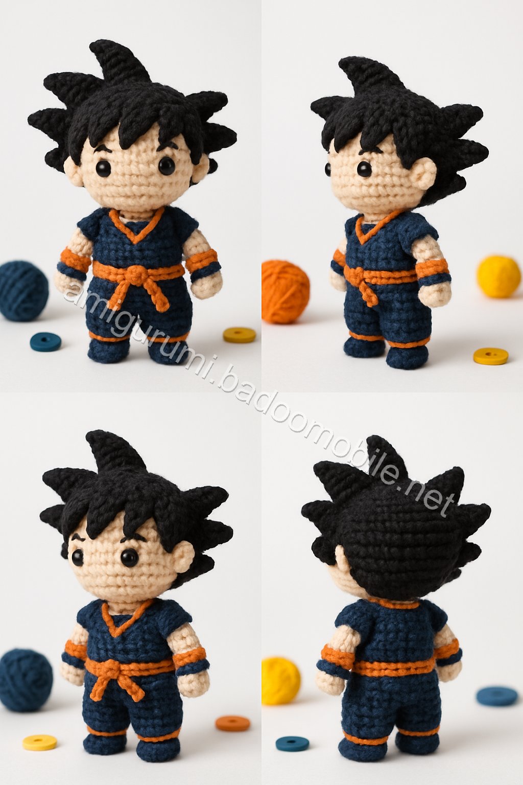 Amigurumi Goku Free Pattern