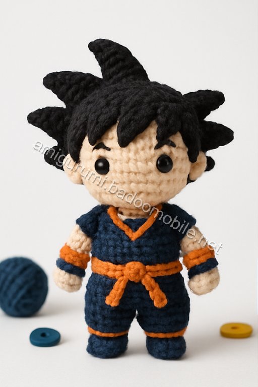 Amigurumi Goku Free Pattern