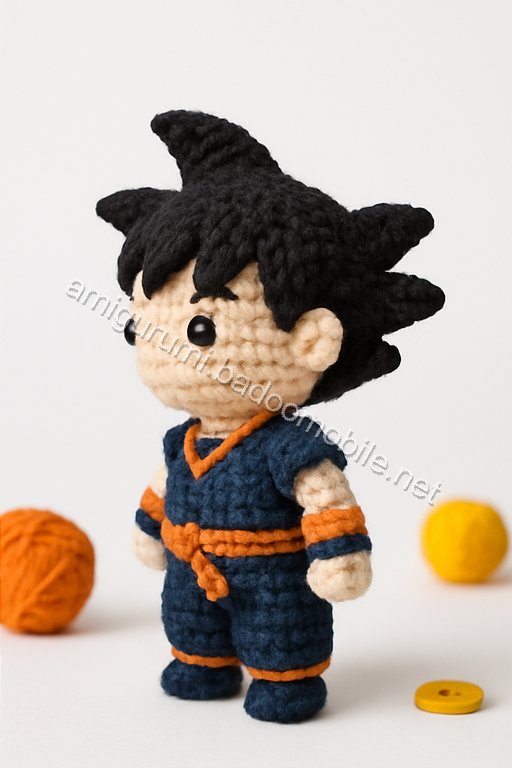 Amigurumi Goku Free Pattern