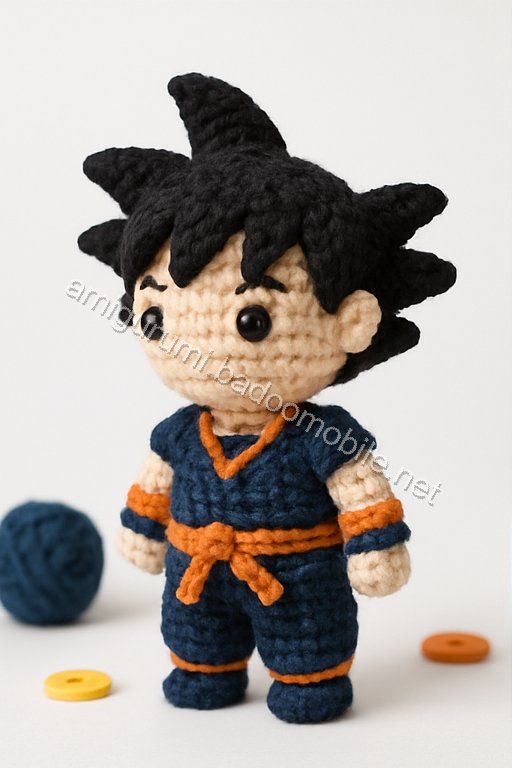 Amigurumi Goku Free Pattern