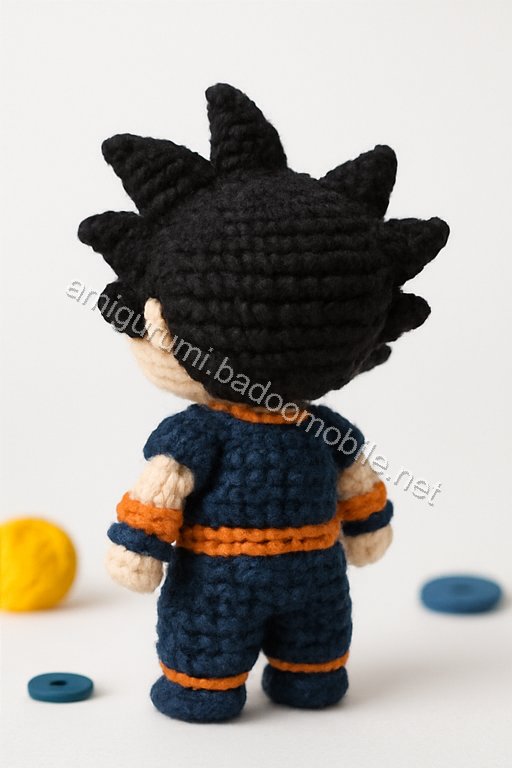 Amigurumi Goku Free Pattern