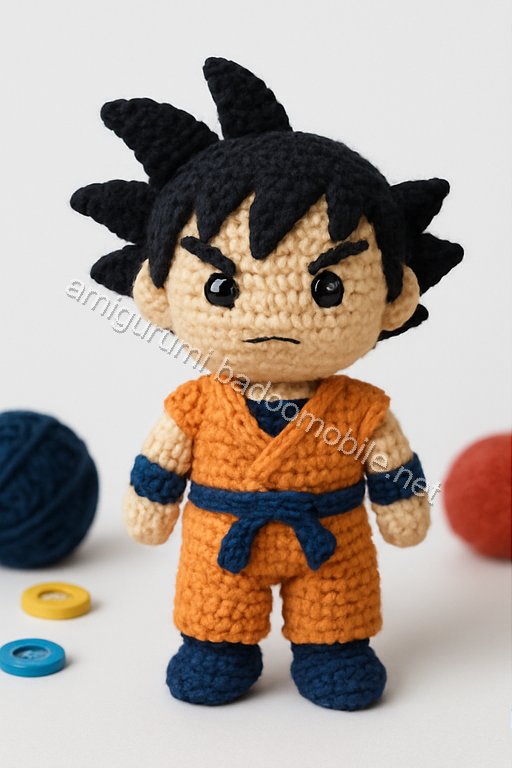 Amigurumi Goku Free Pattern