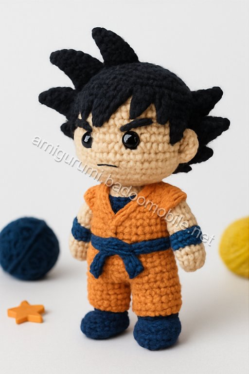 Amigurumi Goku Free Pattern
