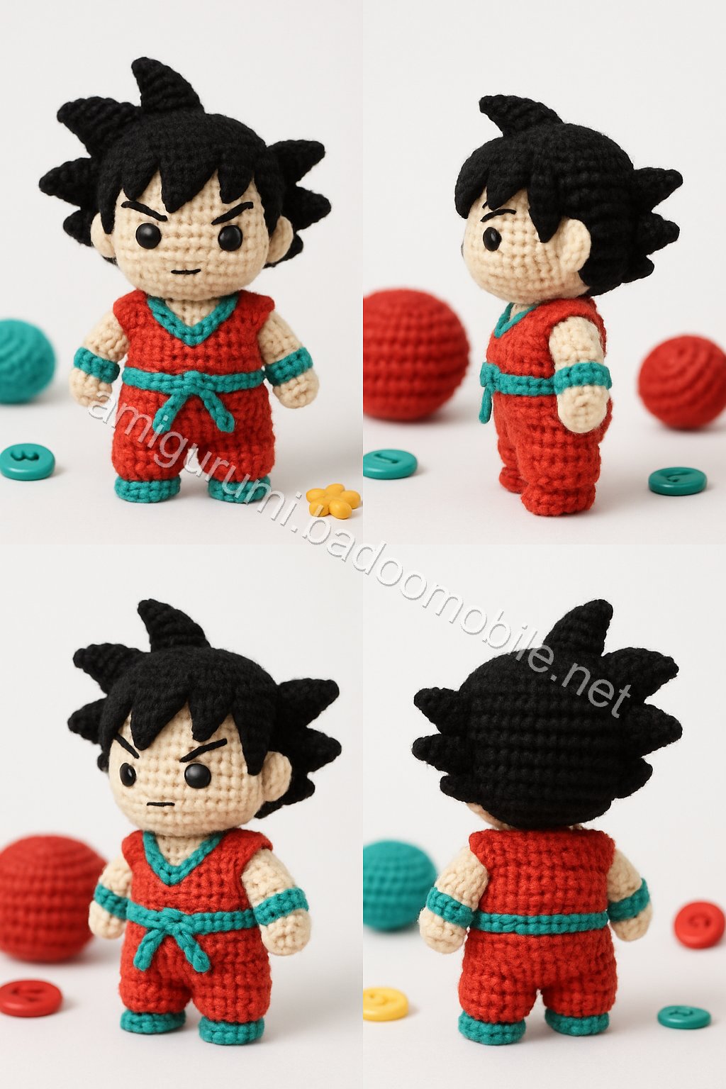 Amigurumi Goku Free Pattern