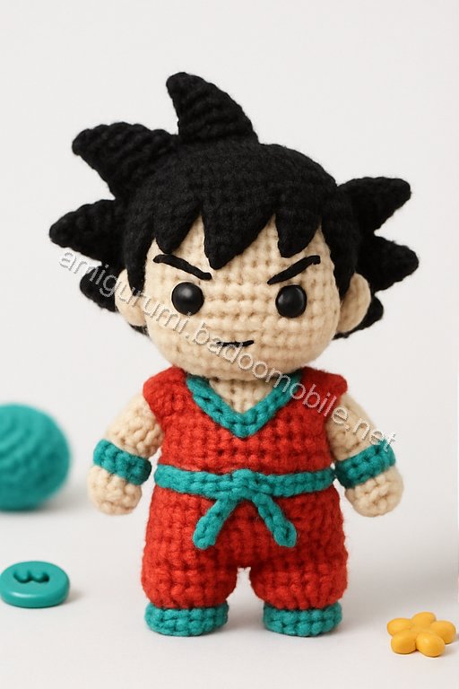 Amigurumi Goku Free Pattern