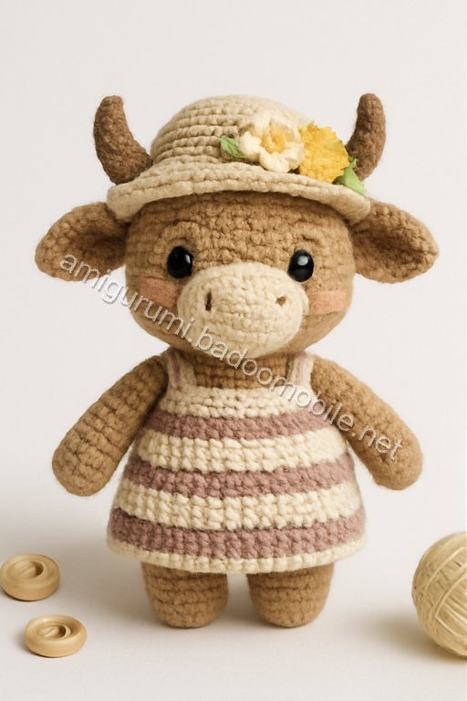 Amigurumi Highland Cow Free Pattern