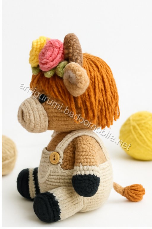 Amigurumi Highland Cow Free Pattern