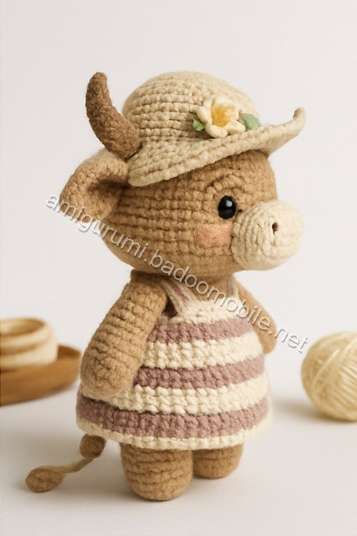 Amigurumi Highland Cow Free Pattern