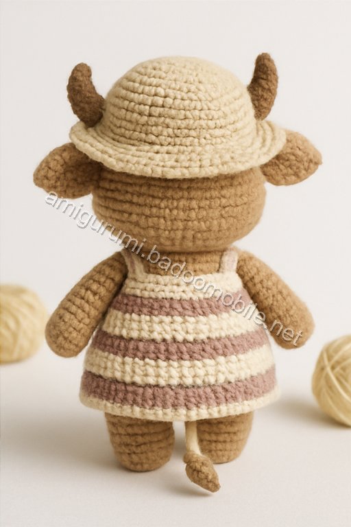 Amigurumi Highland Cow Free Pattern