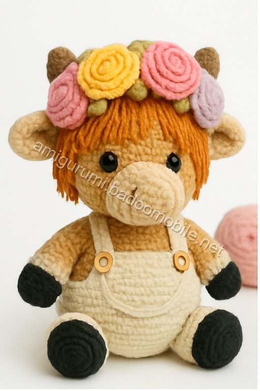 Amigurumi Highland Cow Free Pattern
