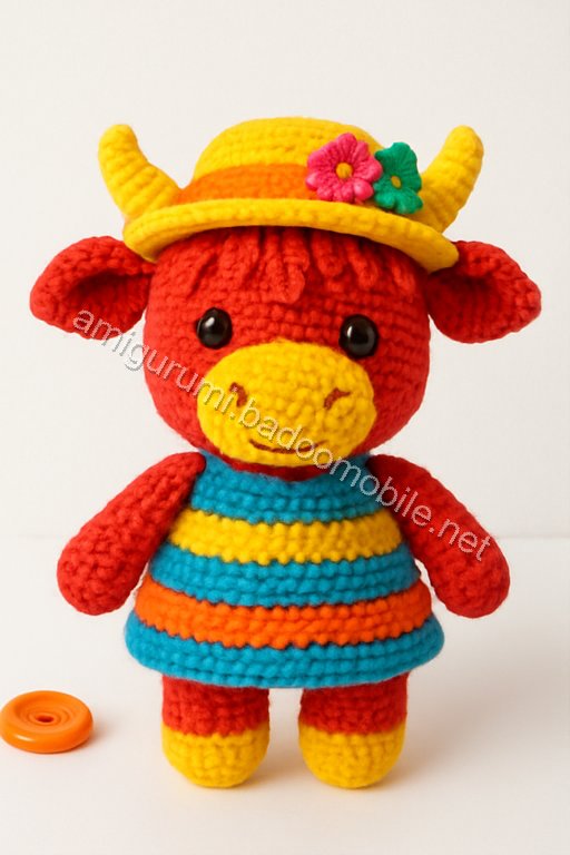 Amigurumi Highland Cow Free Pattern