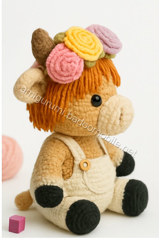 Amigurumi Highland Cow Free Pattern