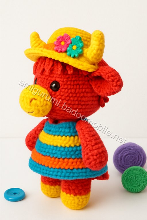 Amigurumi Highland Cow Free Pattern