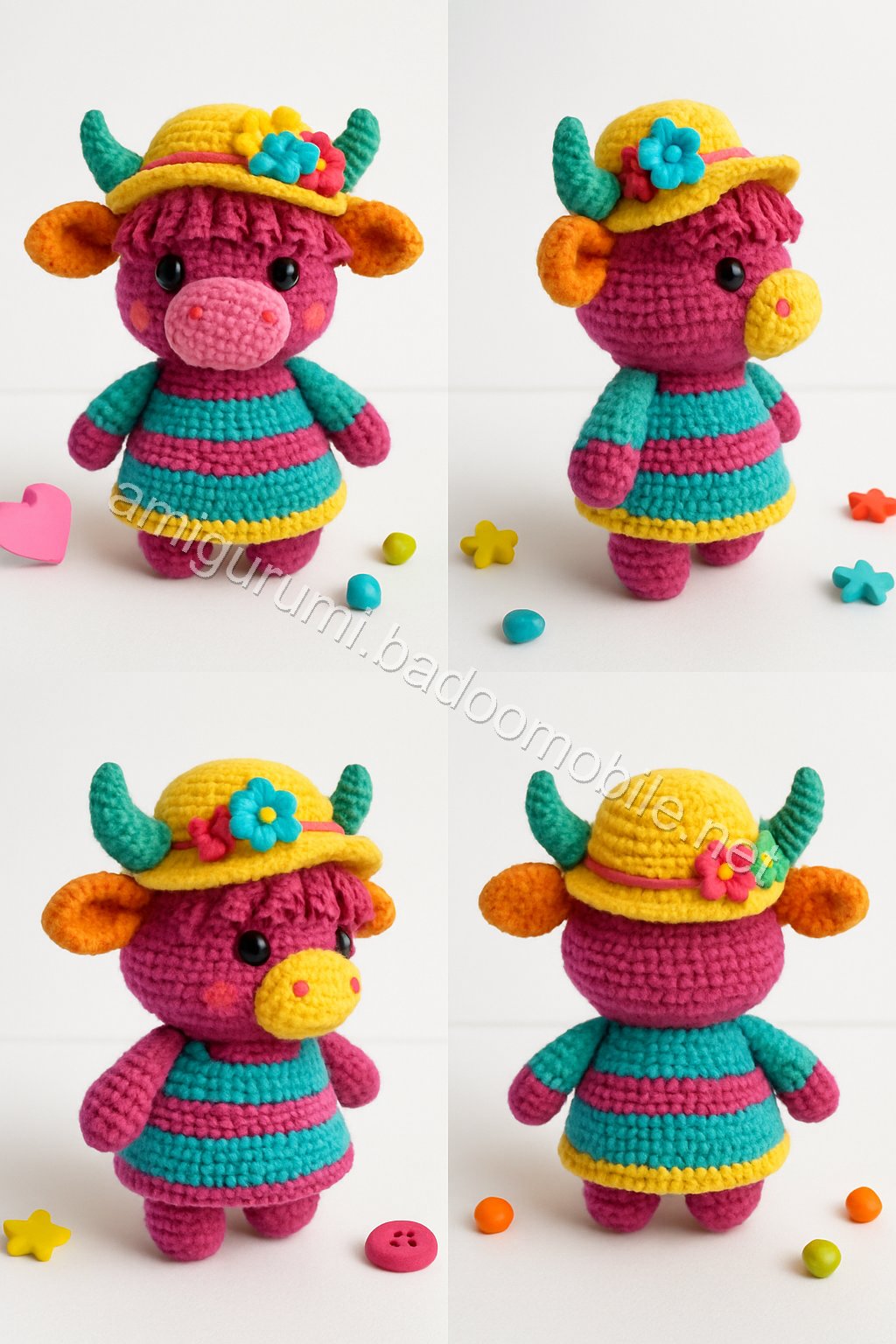 Amigurumi Highland Cow Free Pattern