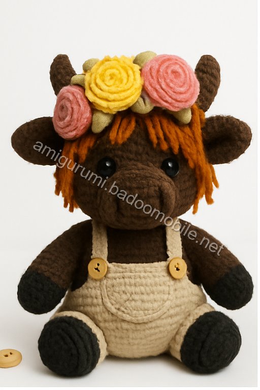 Amigurumi Highland Cow Free Pattern