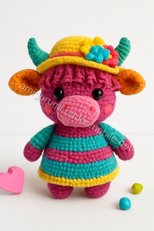 Amigurumi Highland Cow Free Pattern