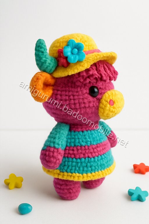 Amigurumi Highland Cow Free Pattern