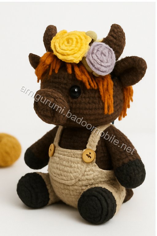 Amigurumi Highland Cow Free Pattern
