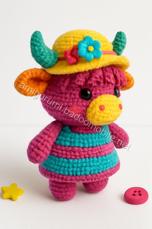 Amigurumi Highland Cow Free Pattern
