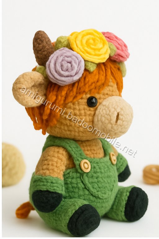 Amigurumi Highland Cow Free Pattern