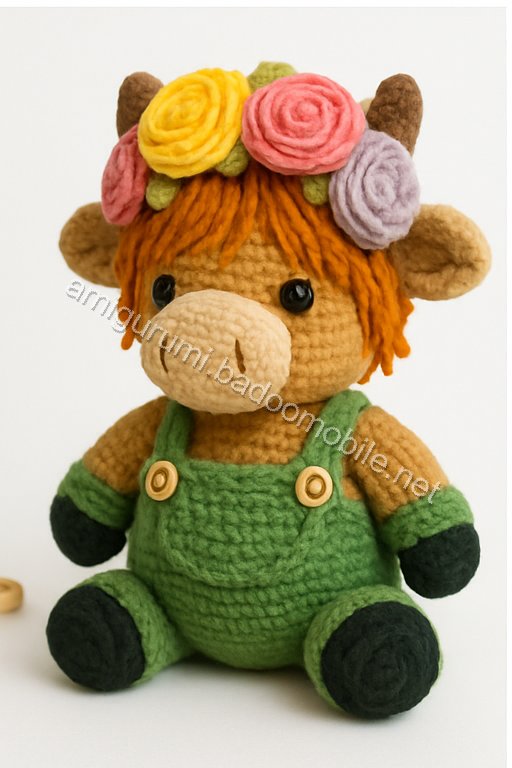 Amigurumi Highland Cow Free Pattern