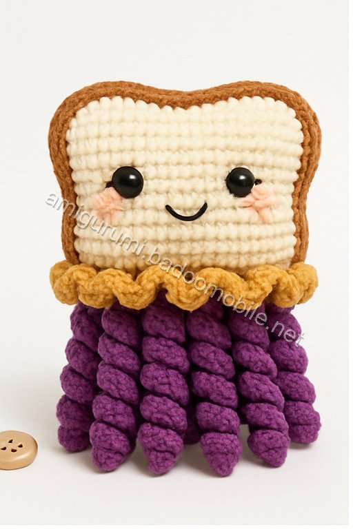 Amigurumi PB&J Jellyfish Free Pattern