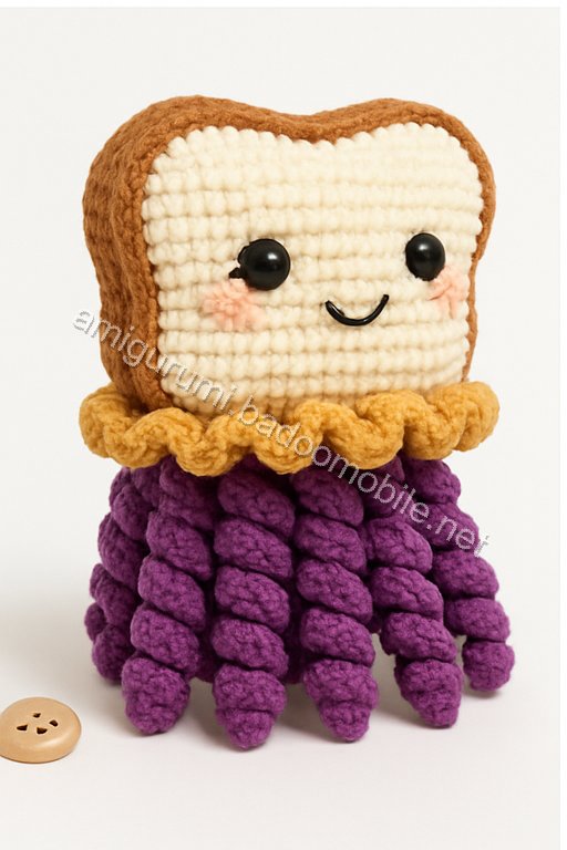 Amigurumi PB&J Jellyfish Free Pattern