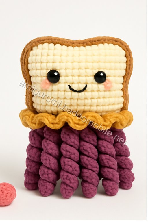 Amigurumi PB&J Jellyfish Free Pattern