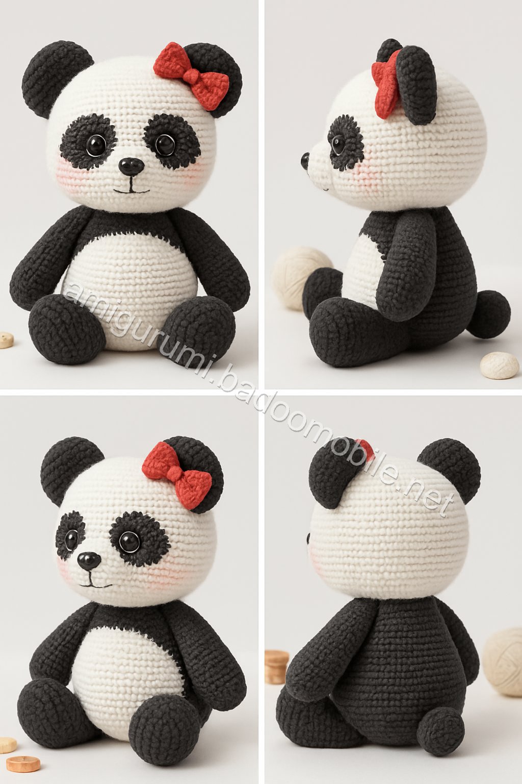 Amigurumi Panda Free Pattern