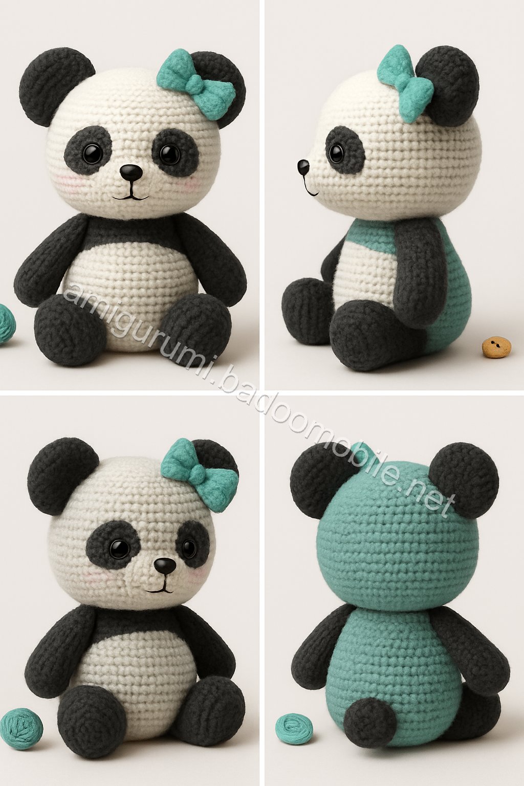 Amigurumi Panda Free Pattern