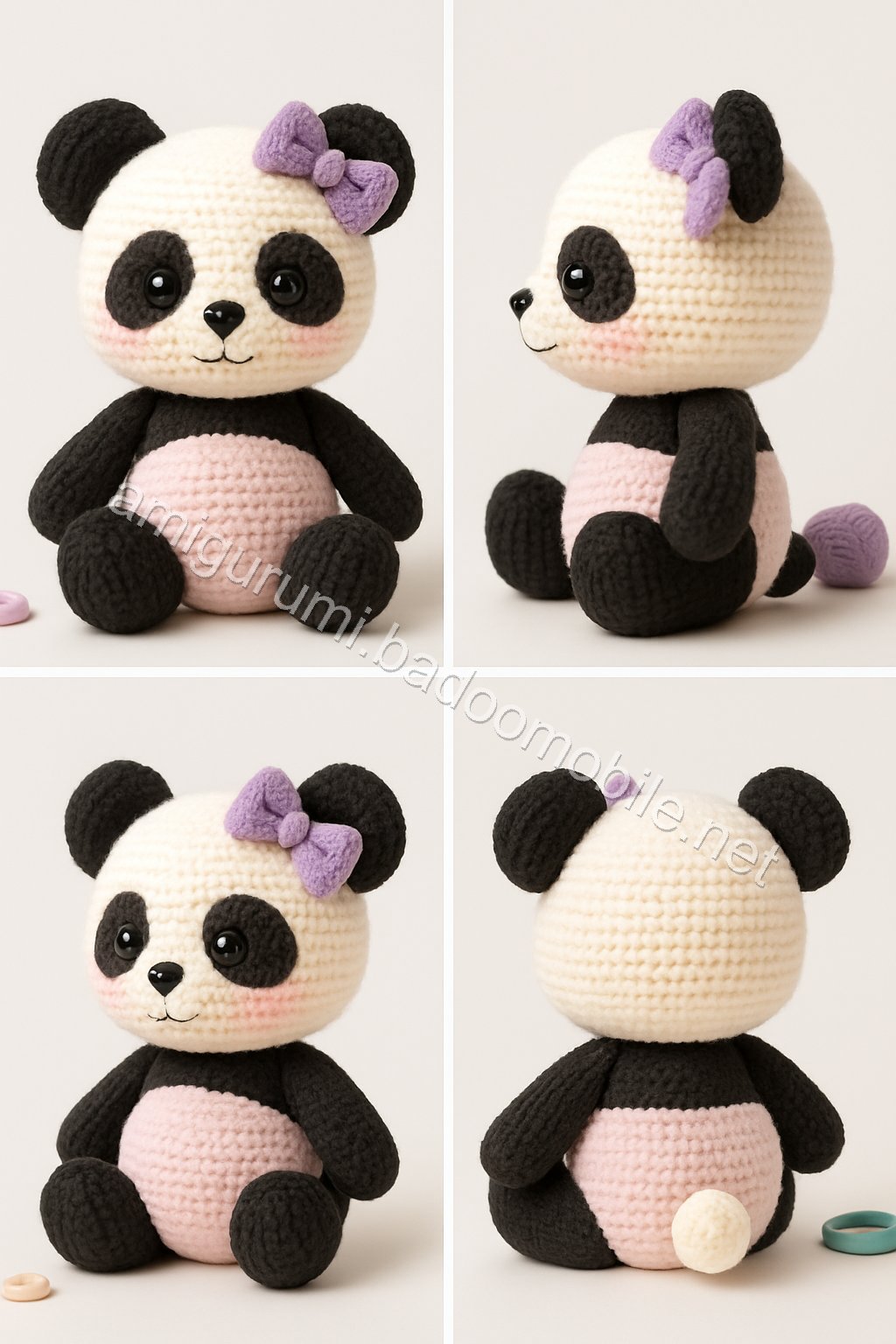 Amigurumi Panda Free Pattern