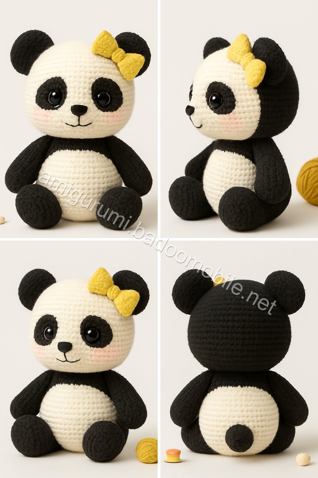 Amigurumi Panda Free Pattern