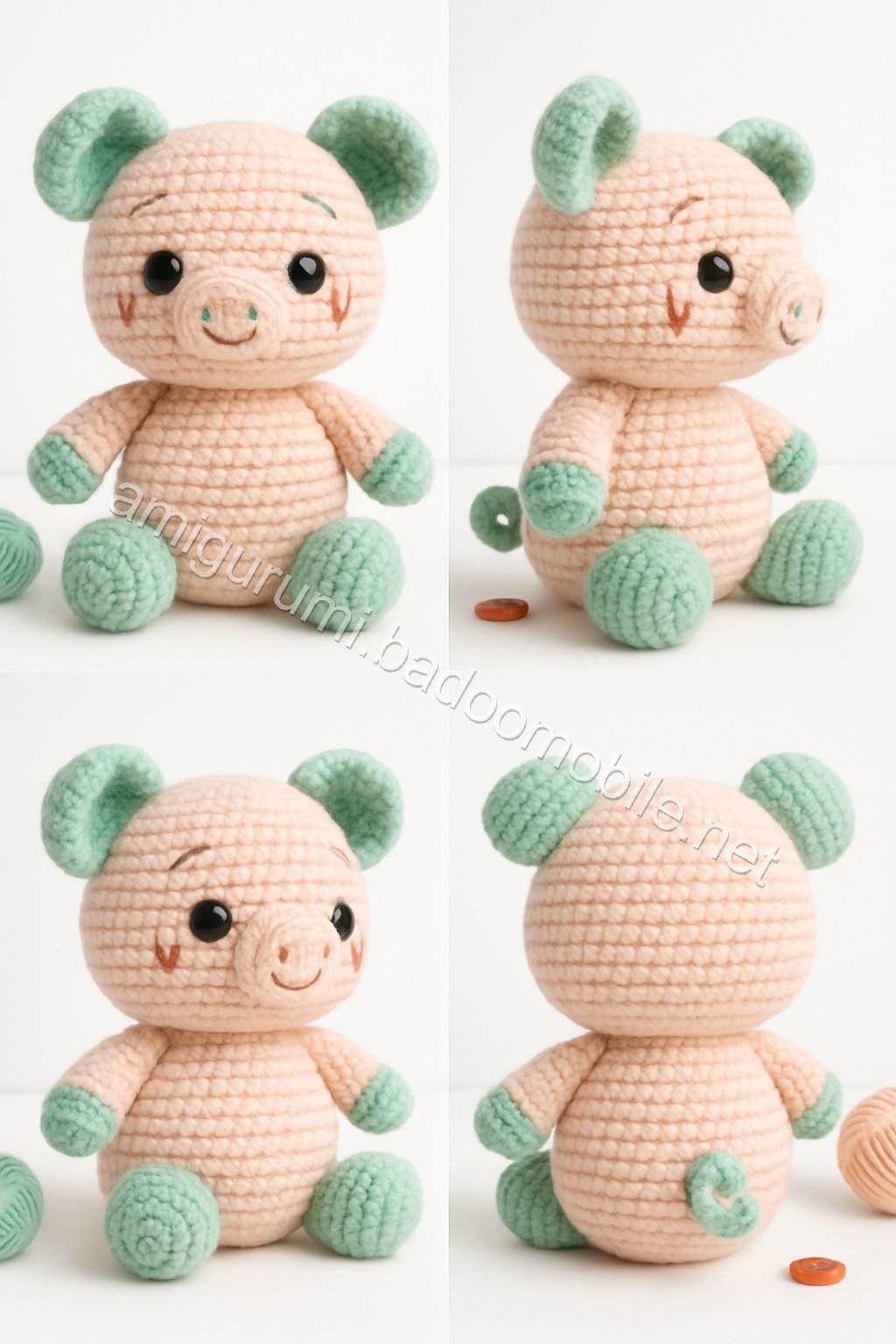Amigurumi Pig Free Pattern