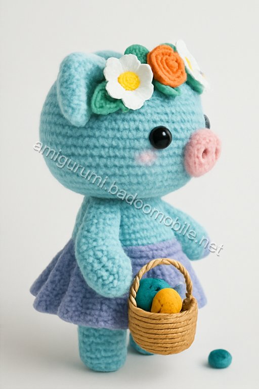 Amigurumi Springtime Piglet Free Pattern