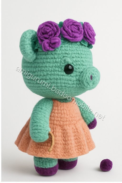 Amigurumi Springtime Piglet Free Pattern