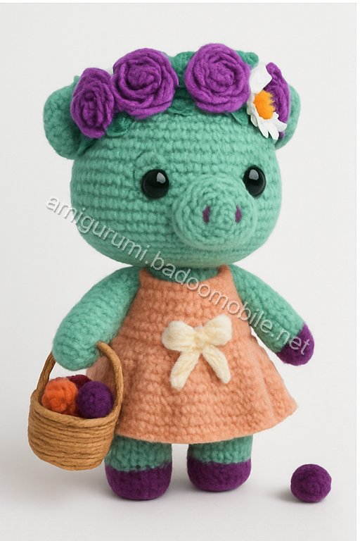 Amigurumi Springtime Piglet Free Pattern