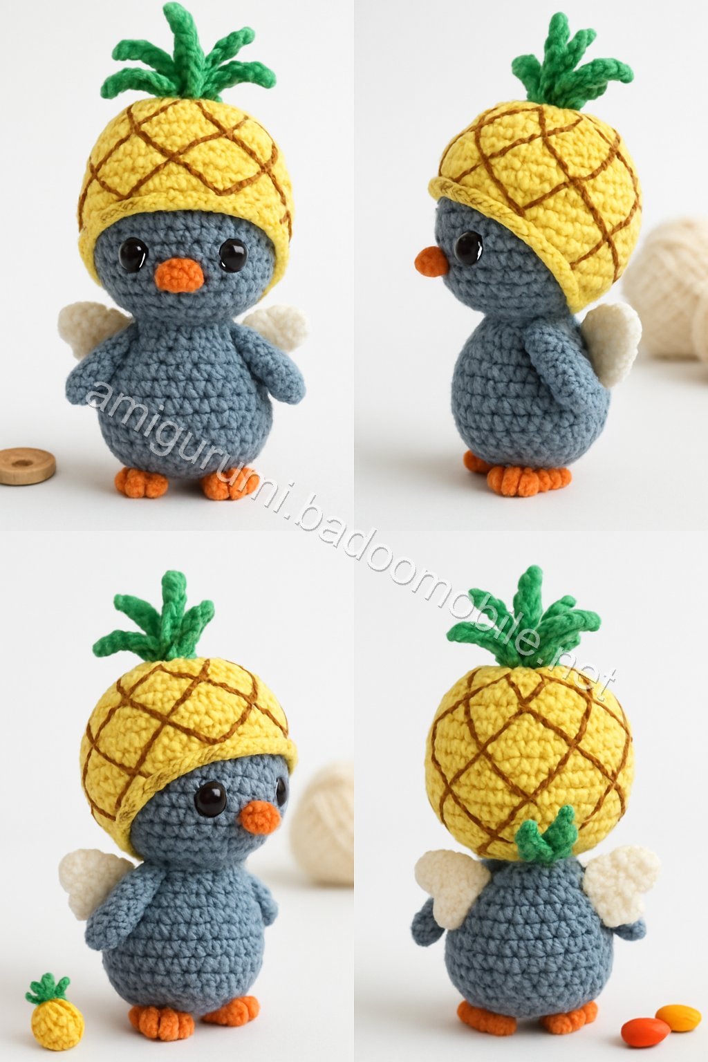 Amigurumi Pineapple Peeper Free Pattern