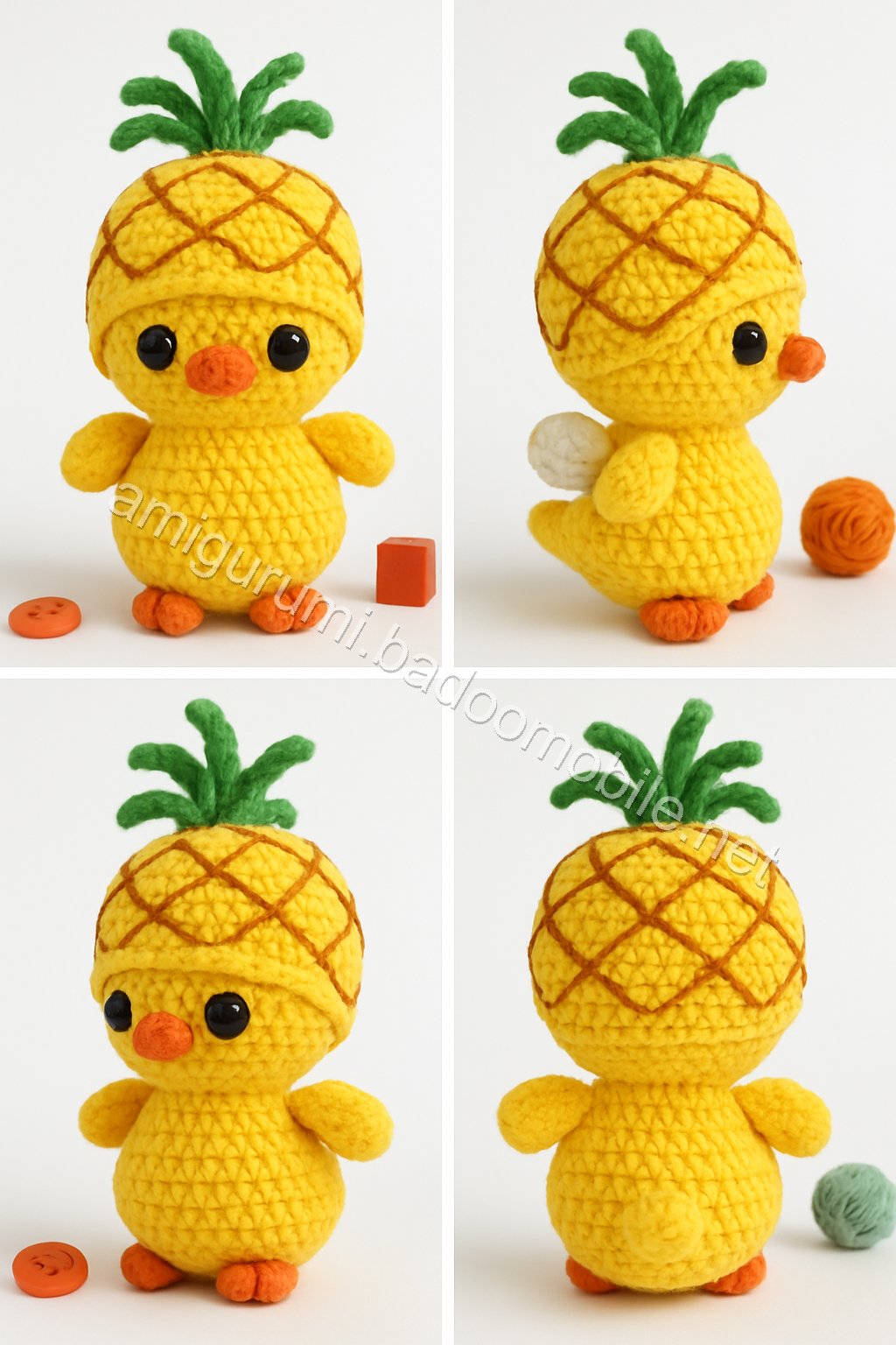 Amigurumi Pineapple Peeper Free Pattern