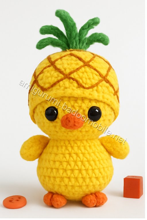 Amigurumi Pineapple Peeper Free Pattern