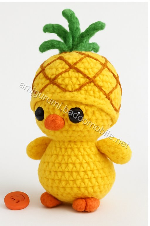 Amigurumi Pineapple Peeper Free Pattern