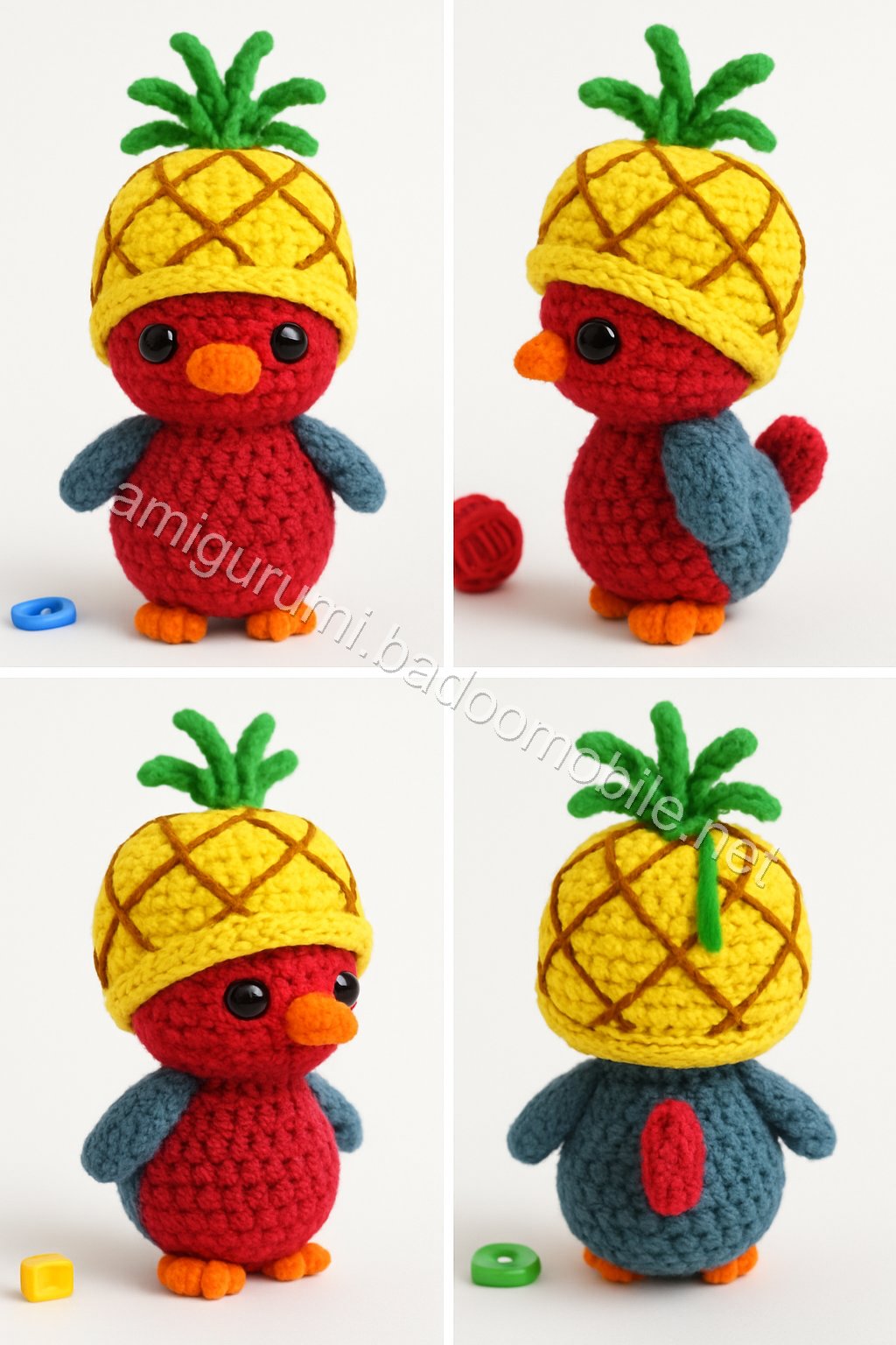 Amigurumi Pineapple Peeper Free Pattern
