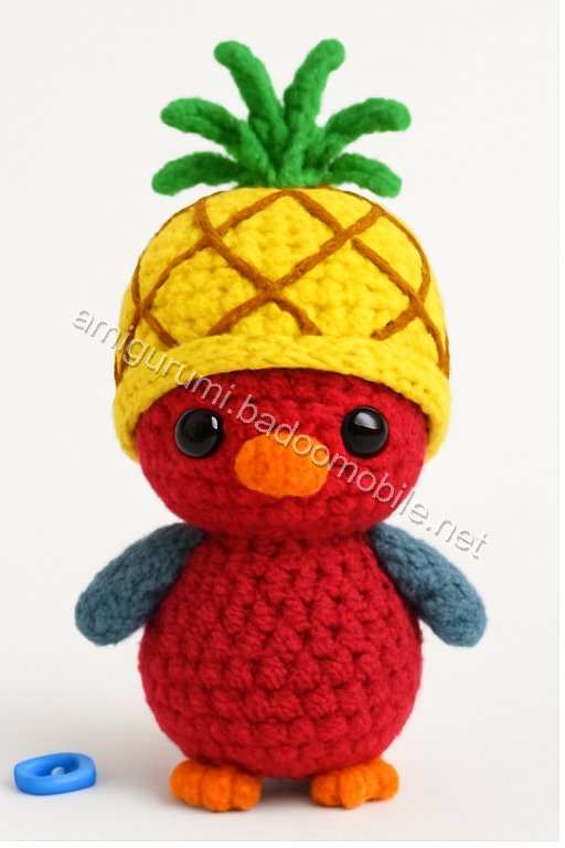 Amigurumi Pineapple Peeper Free Pattern