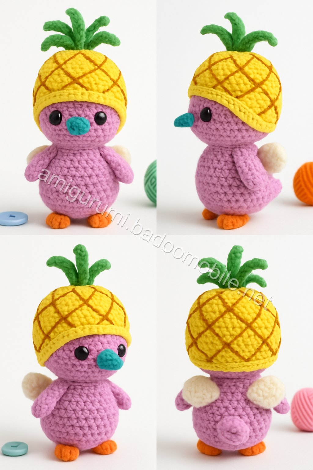 Amigurumi Pineapple Peeper Free Pattern