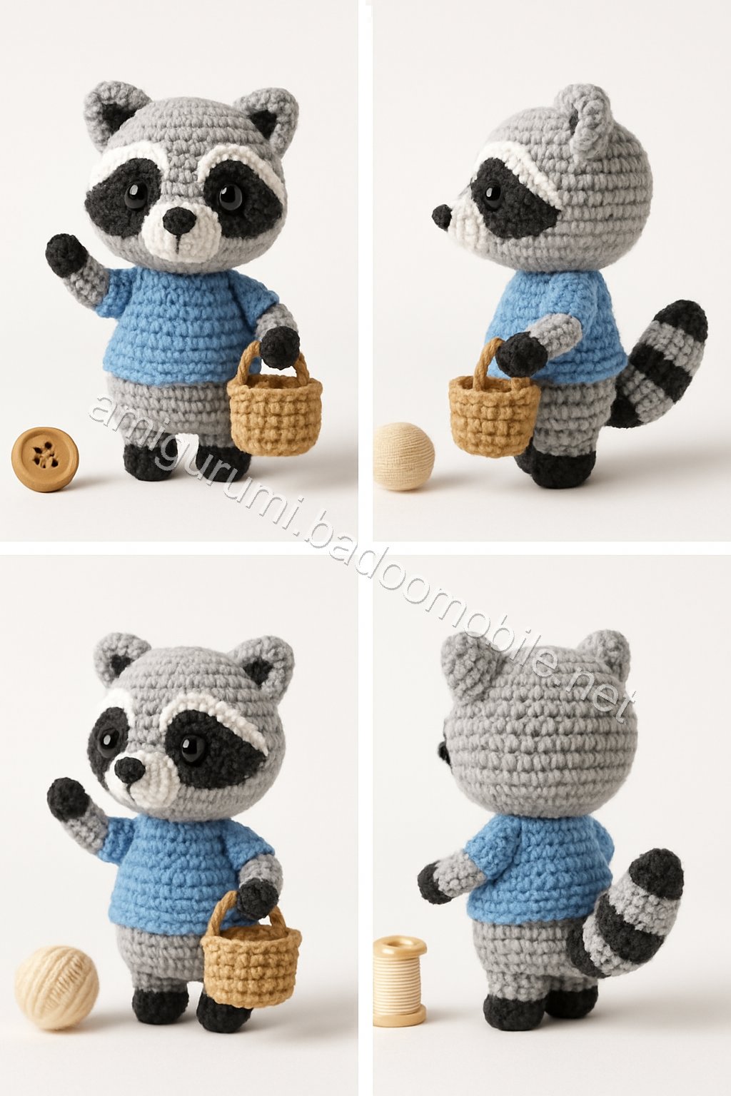 Amigurumi Raccoon Free Pattern