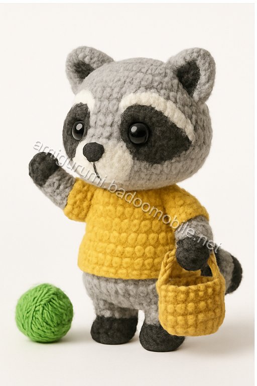 Amigurumi Raccoon Free Pattern