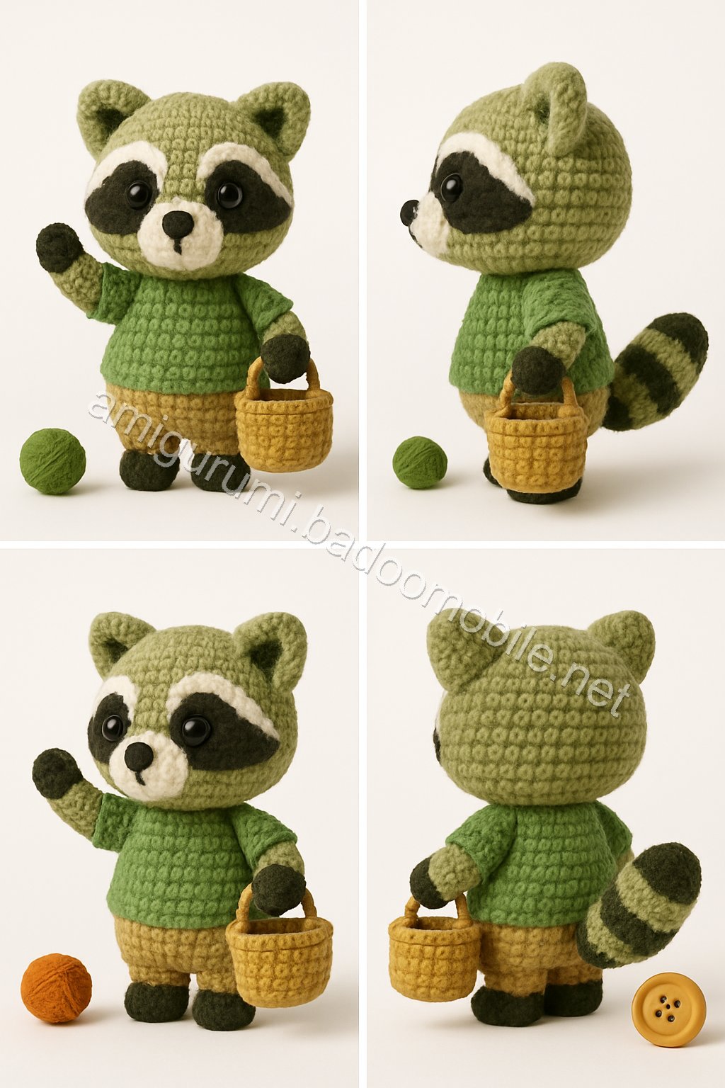 Amigurumi Raccoon Free Pattern