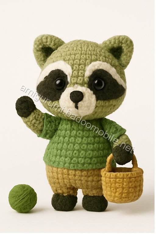 Amigurumi Raccoon Free Pattern