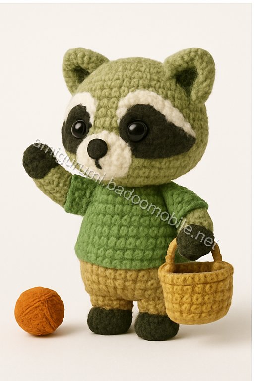 Amigurumi Raccoon Free Pattern